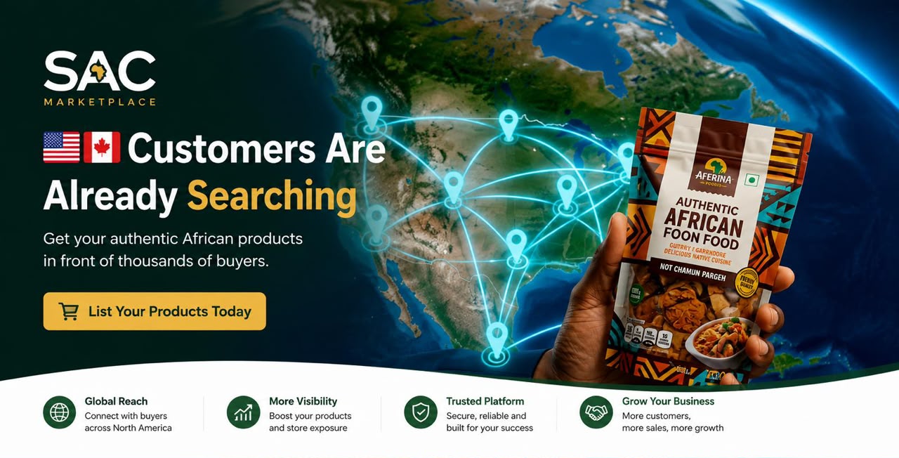 Customers are already searching for authentic African products