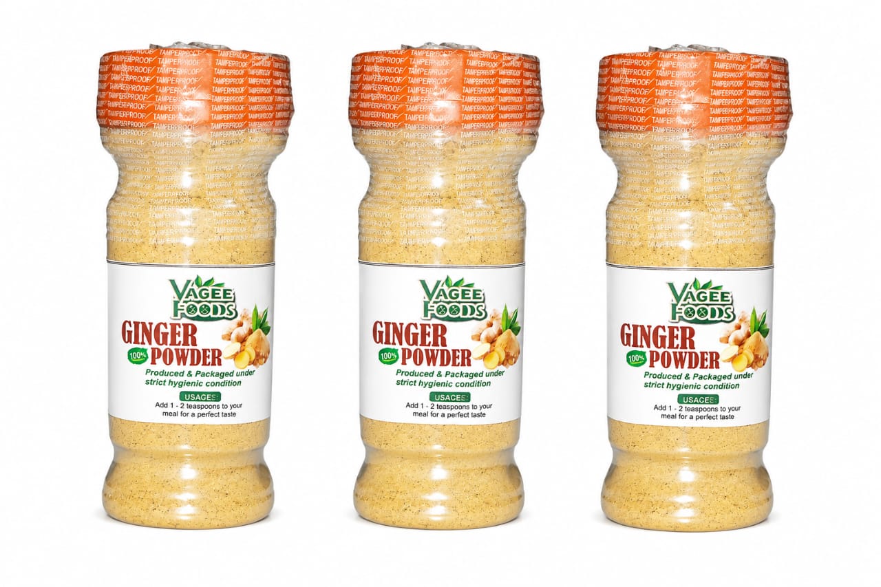 Ginger powder. 3 x 100g/3.53 ounces