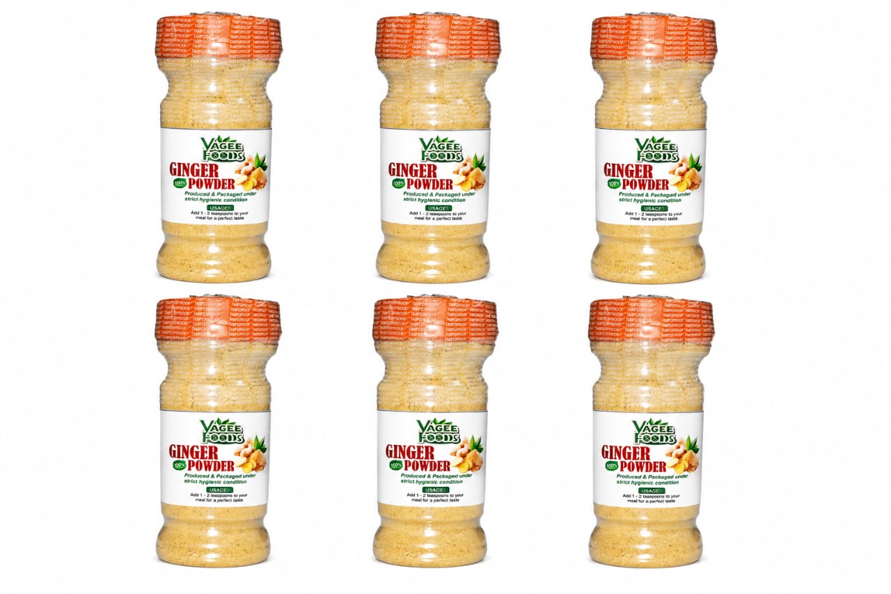 Ginger powder. 6 x 100g/3.53 ounces