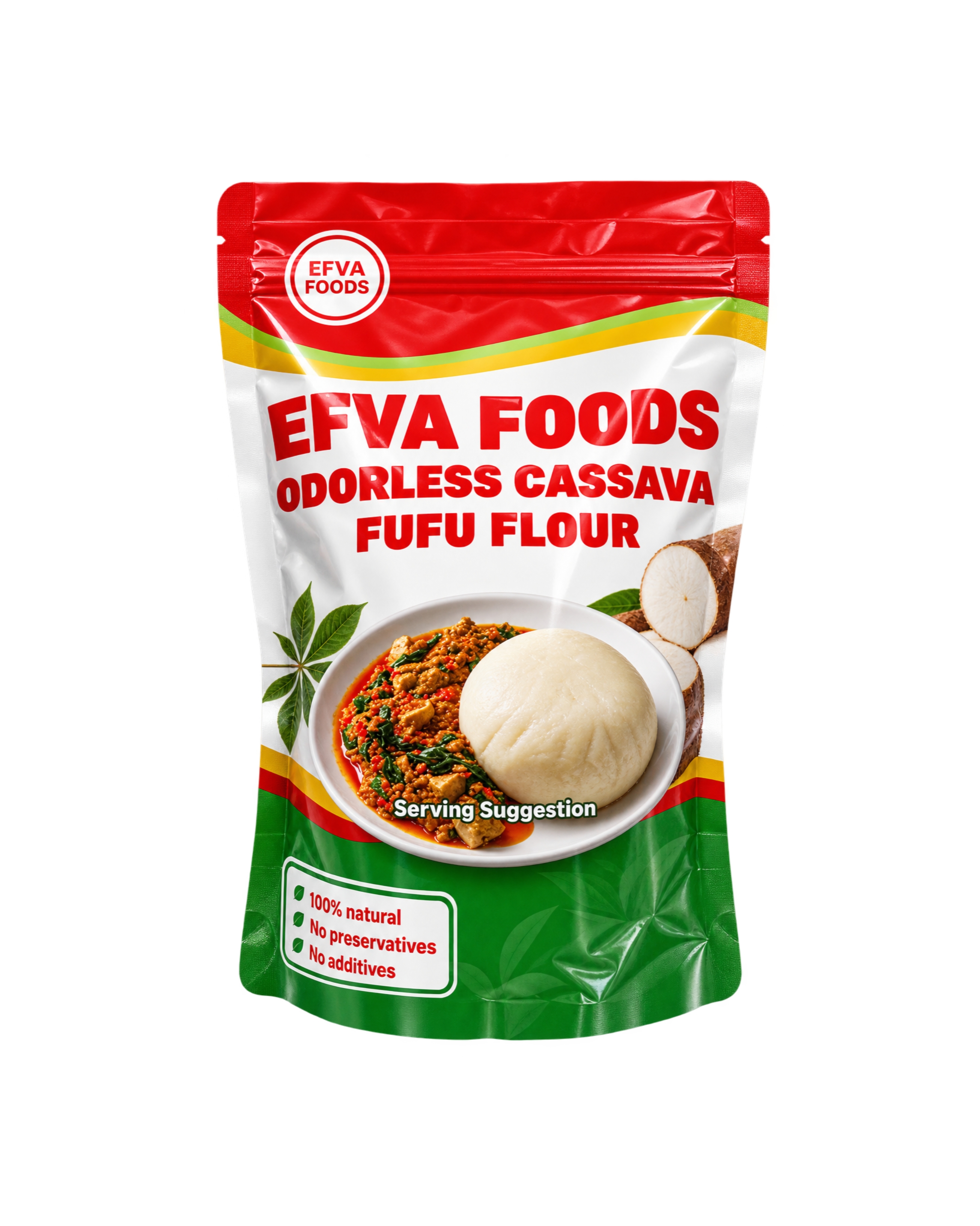 Efva Foods Odorless Cassava FuFu Flour