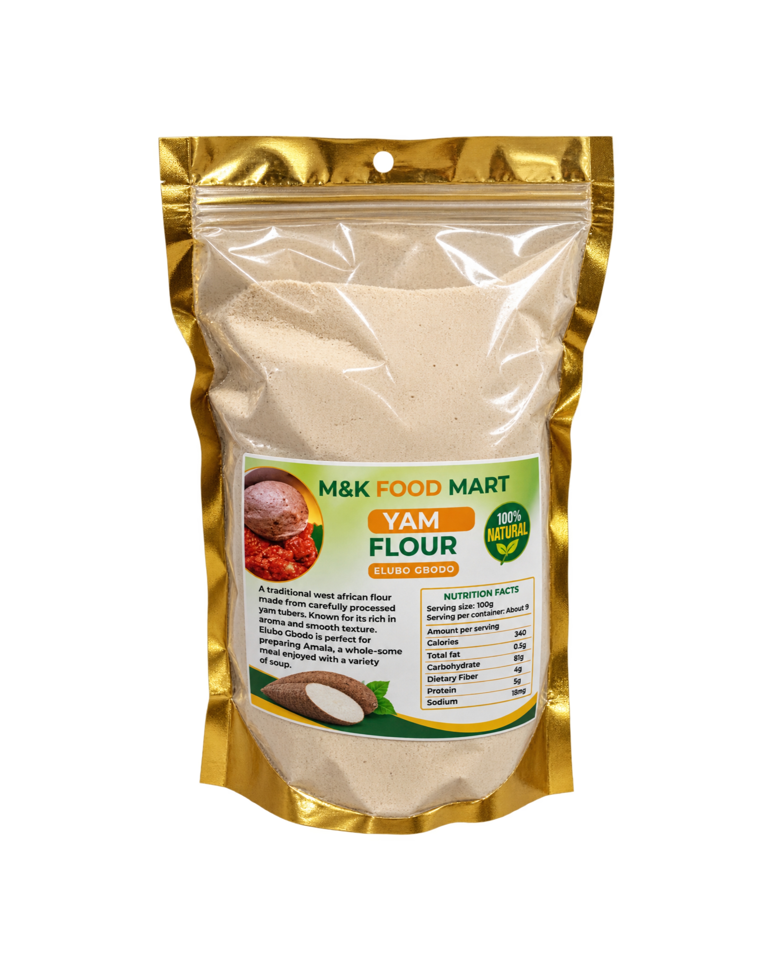 Yam flour - Elubo Gbodo
