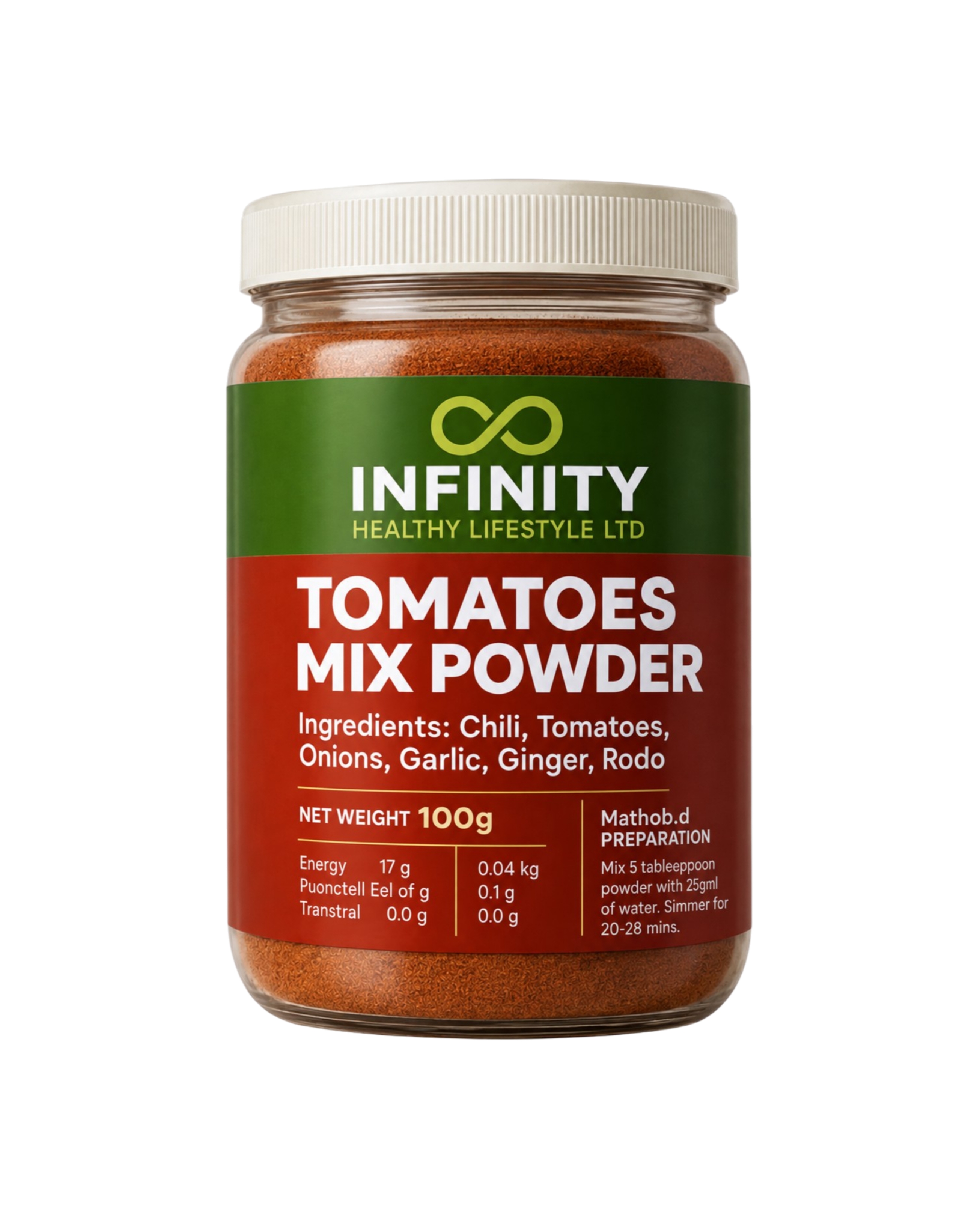 Infinity Tomato Mix Powder – 100% natural