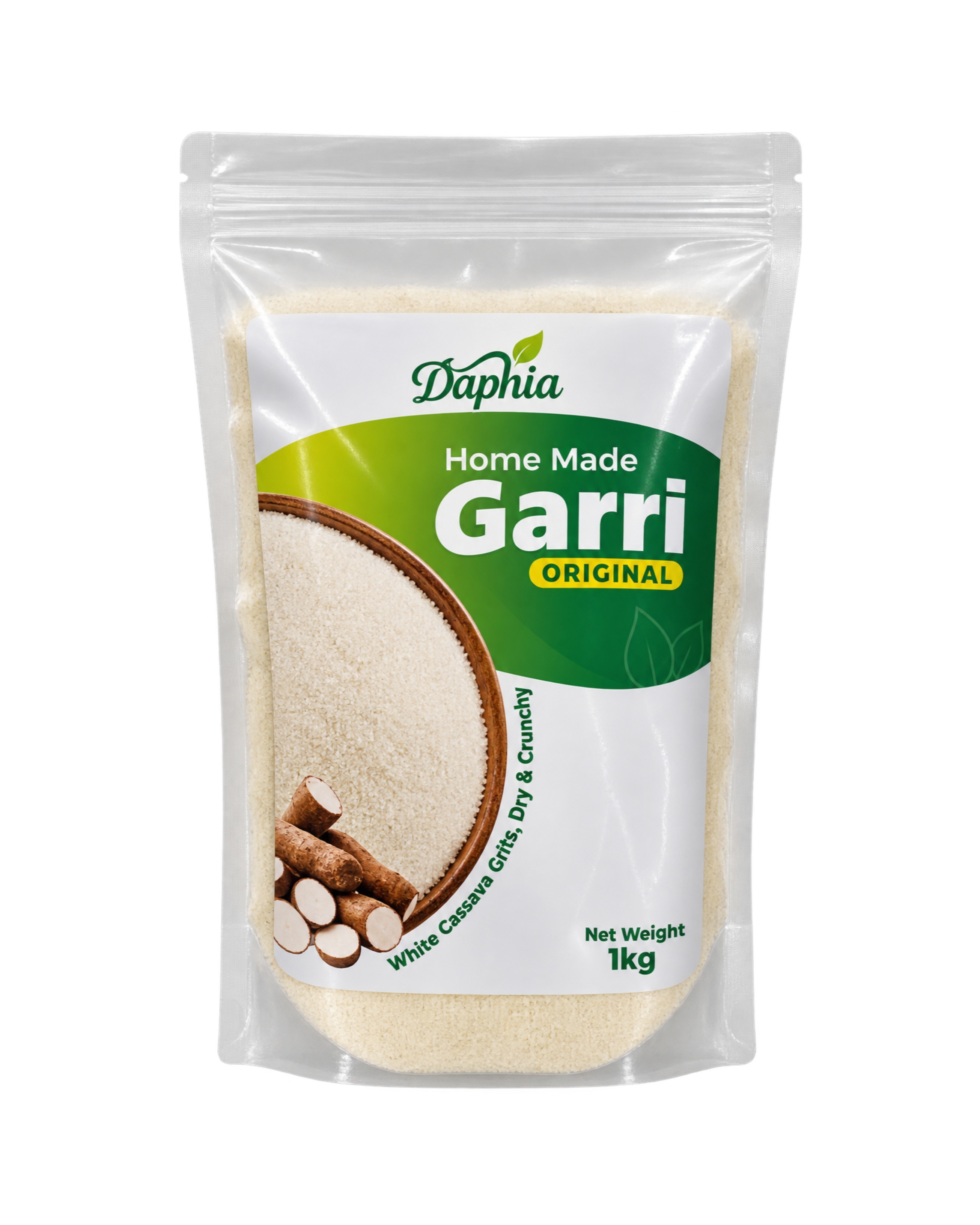 Daphia Home made cassava grits (Garri)