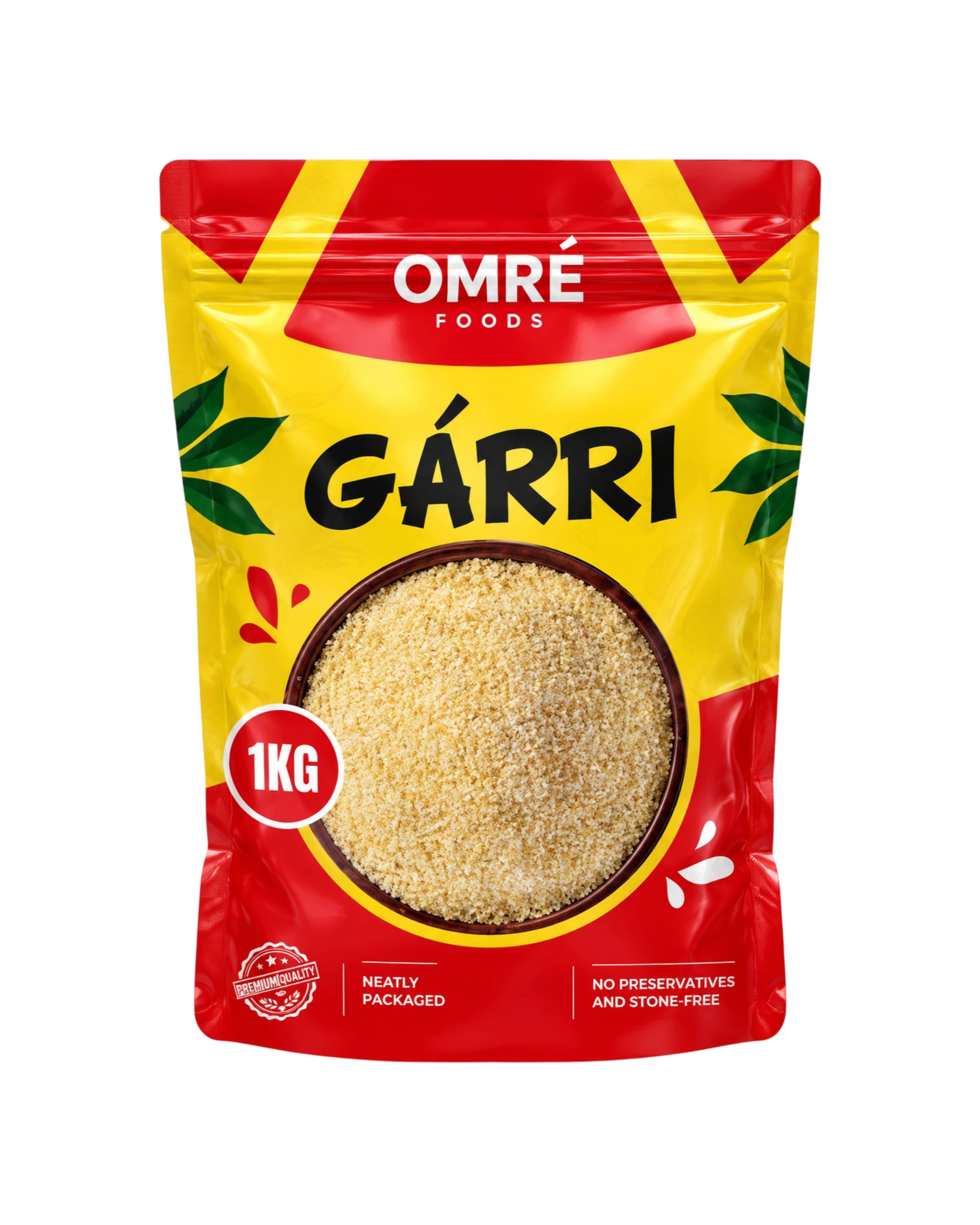 1kg Omré Foods Yellow Garri