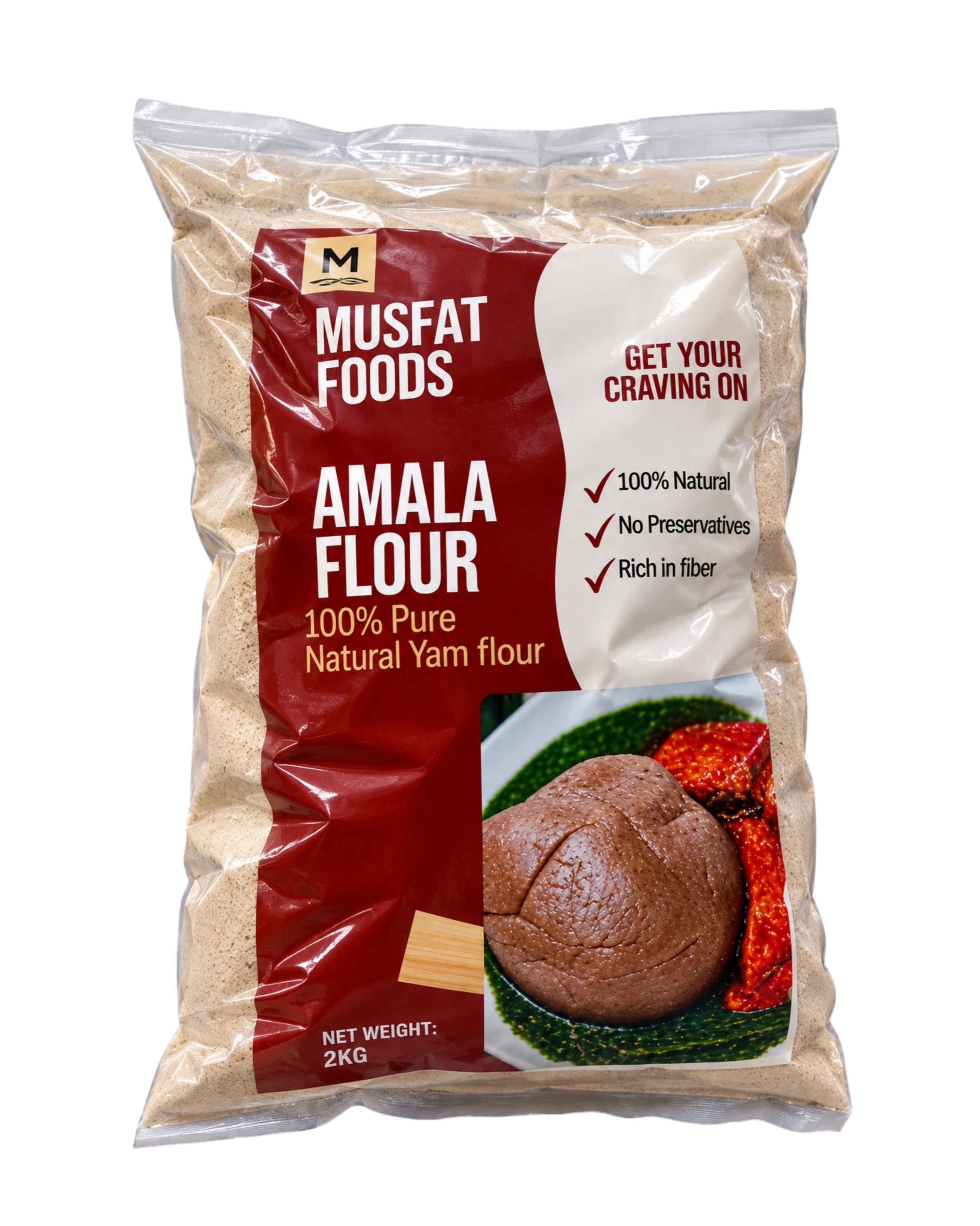 Musfat foods yam flour 2kg