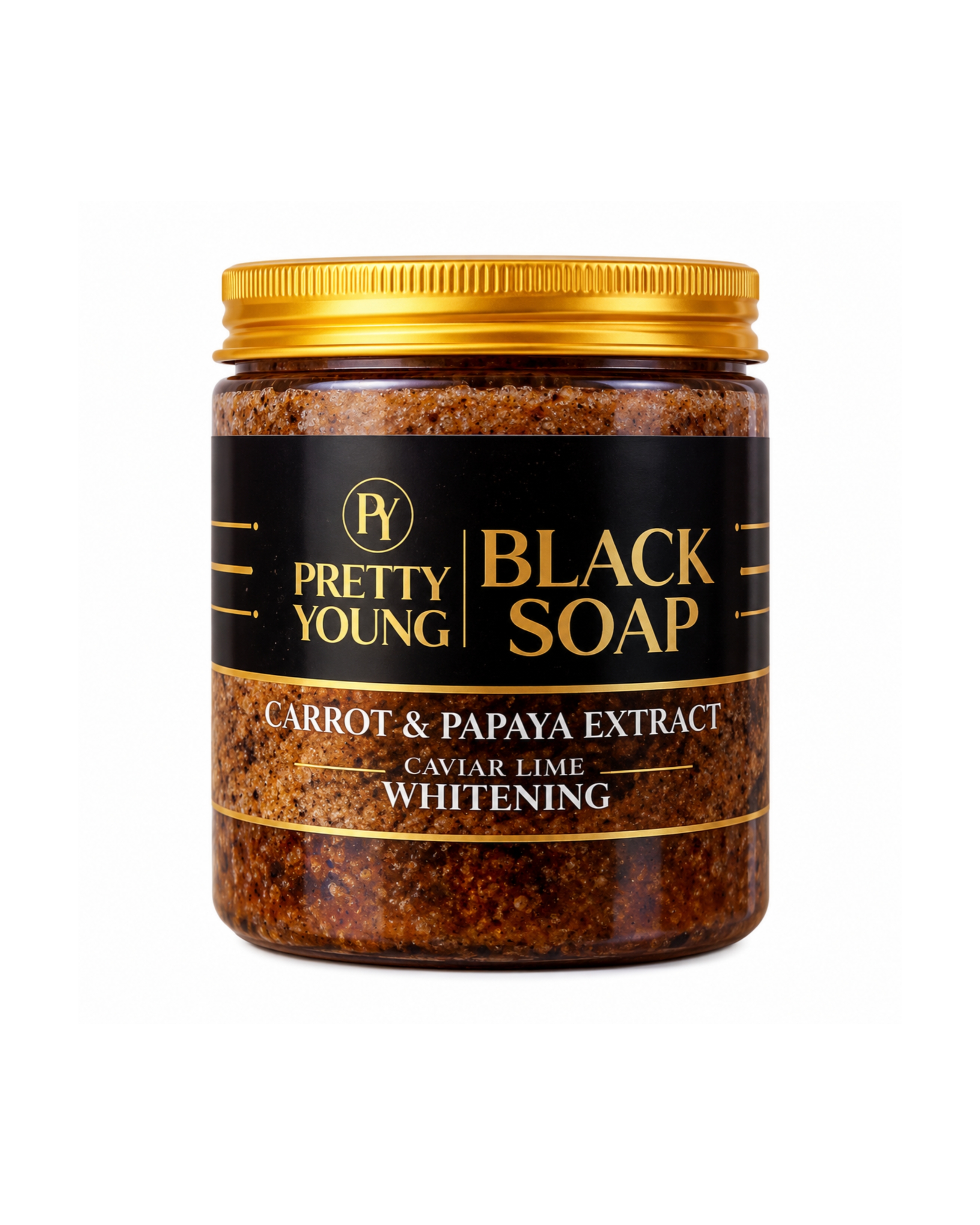 Pretty Young Carrot and Papaya Skin Repair African Black Soap