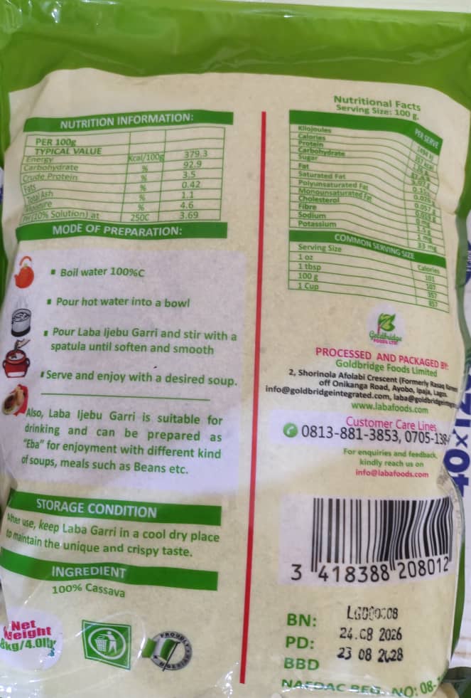 Ijebu Garri