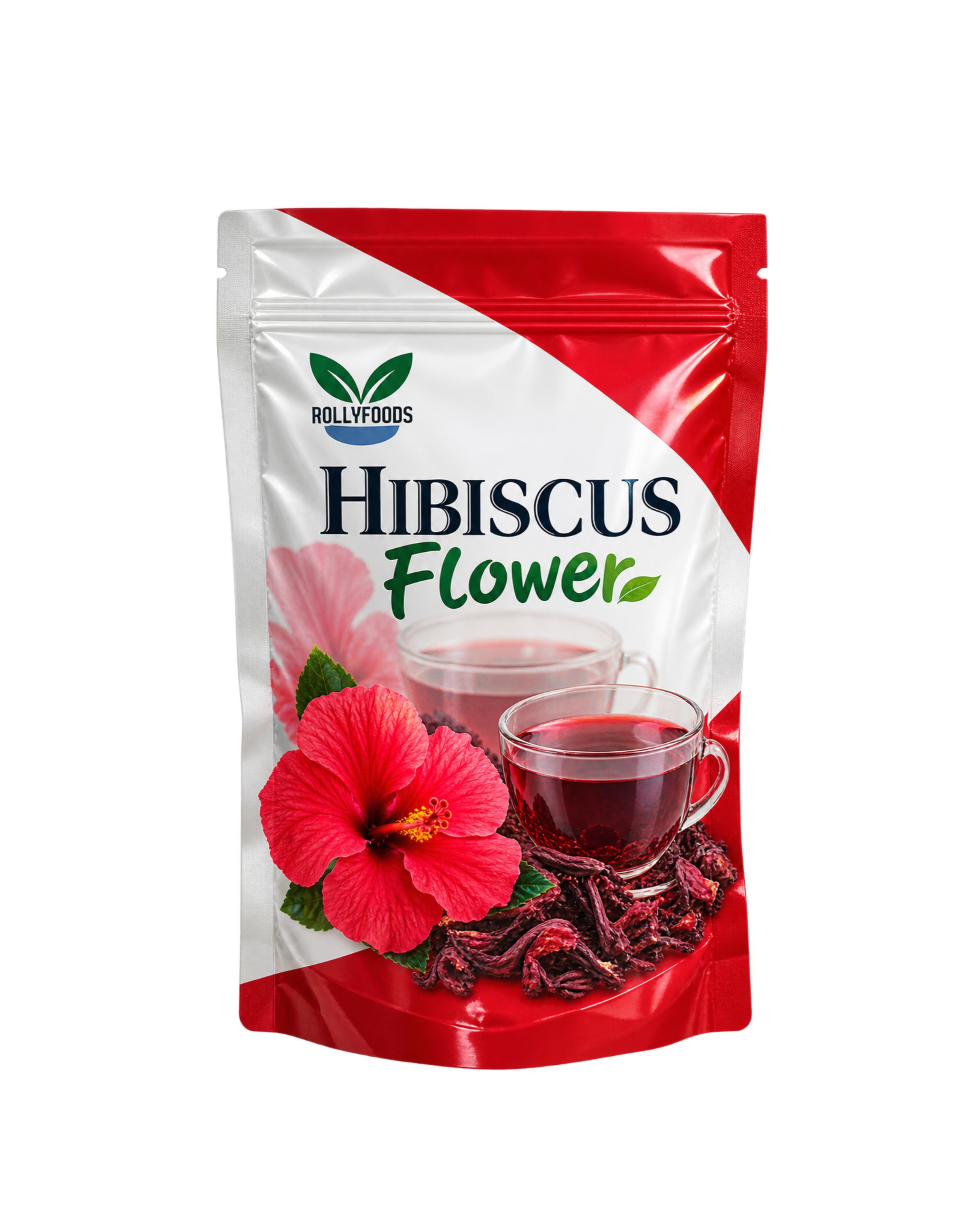 Rollyfoods Zobo Leaves (Hibiscus Flower) - 500g