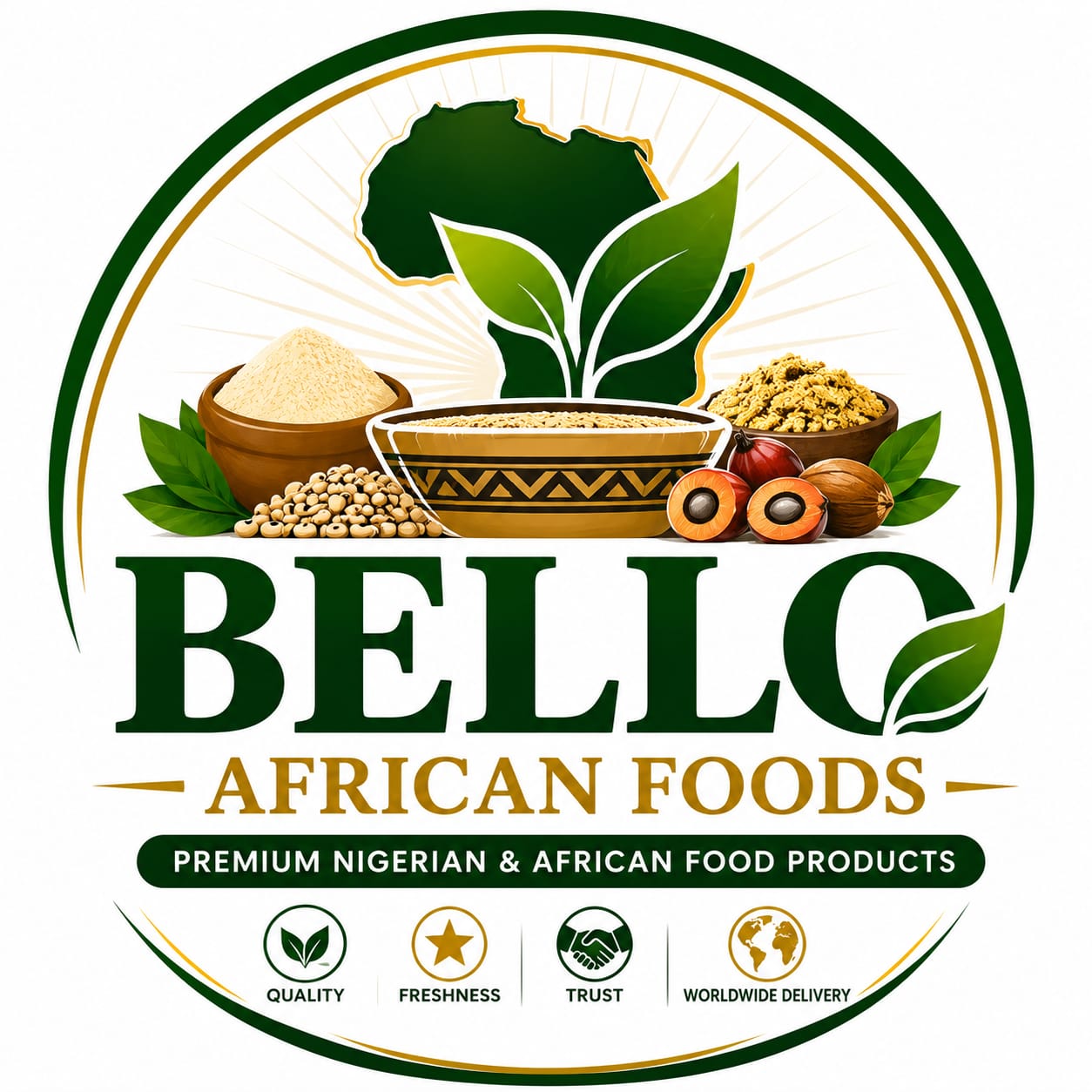 Bello African Foods logo