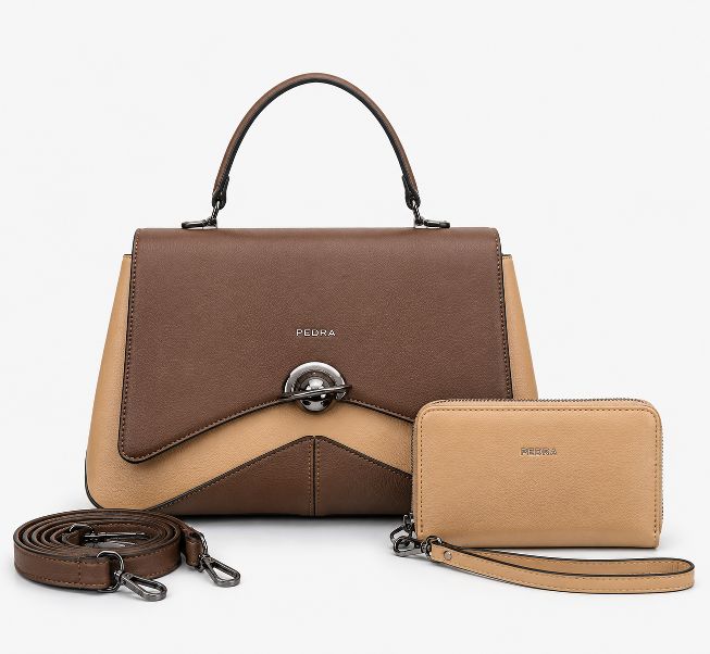 Luxury 2-in-1 Women's Handbag with Matching Wallet