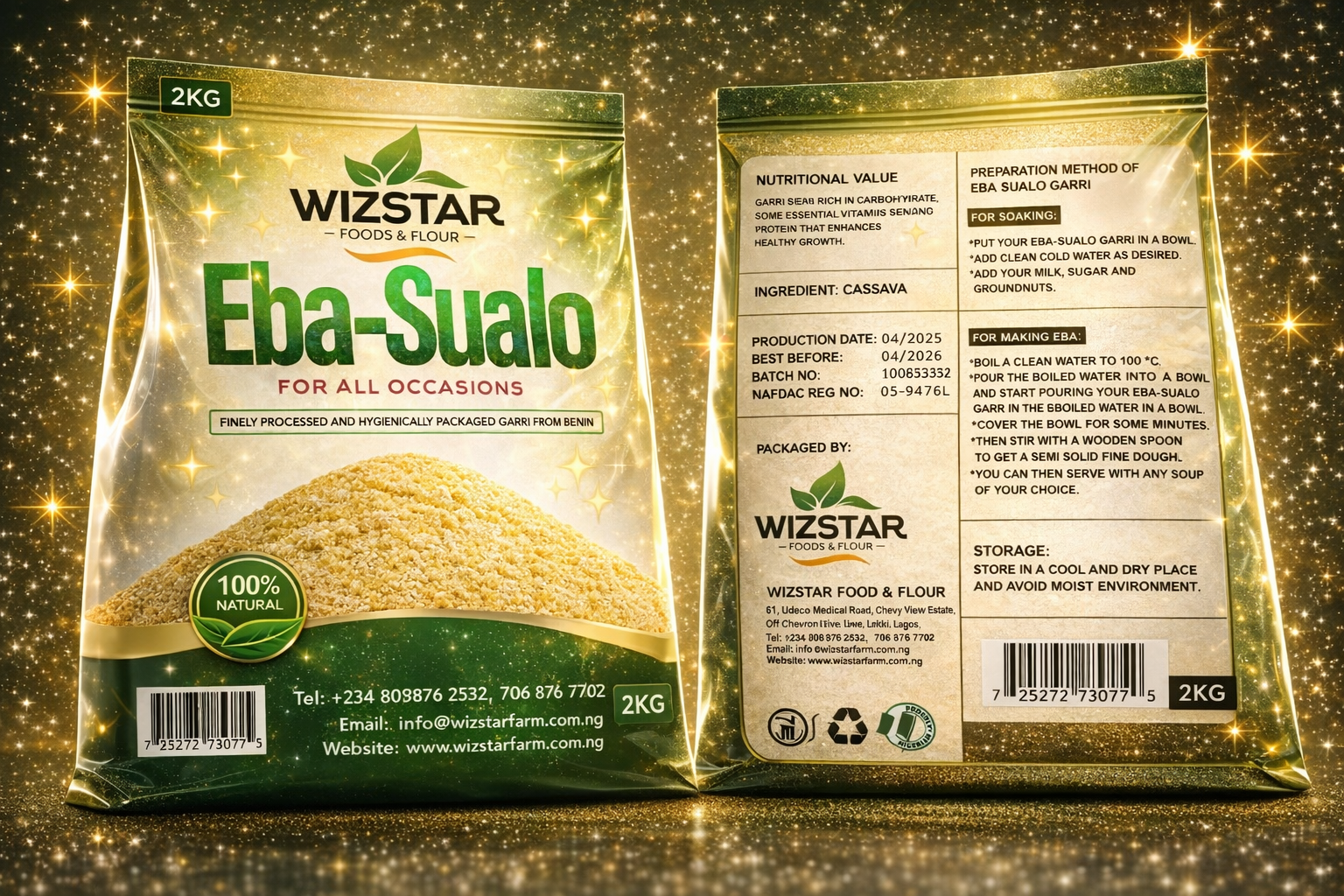 Wizstar Eba-Sualo Yellow Garri