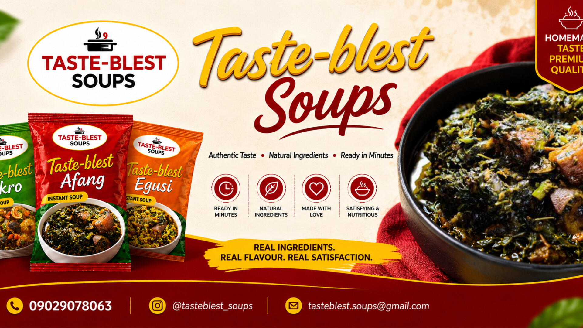 TASTE-BLEST SOUPS