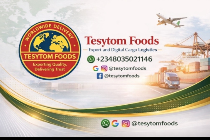 Tesytom foods export and cargo logistics
