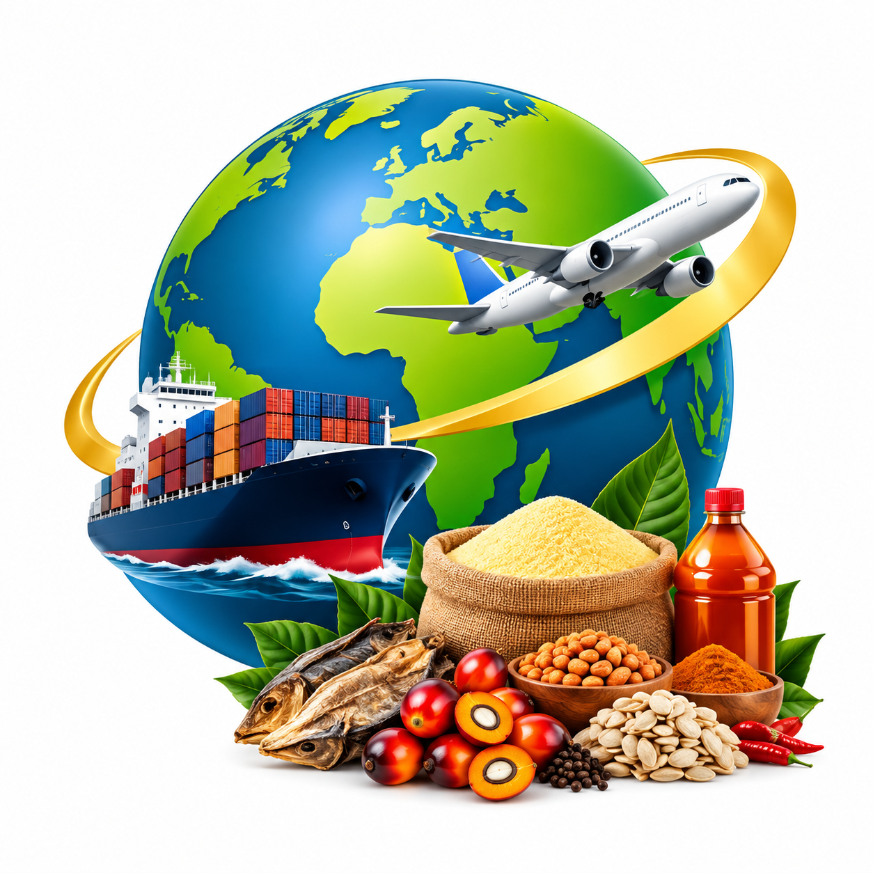 Tesytom foods export and cargo logistics logo