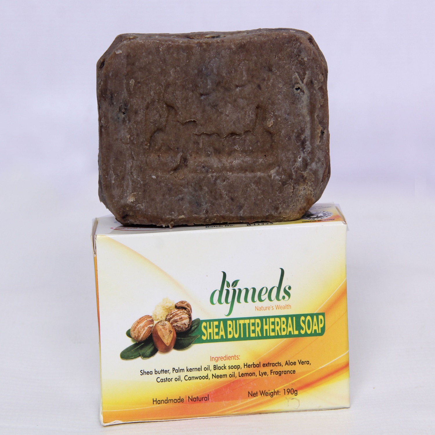 Dijmeds Shea Butter Herbal Soap – 190g
