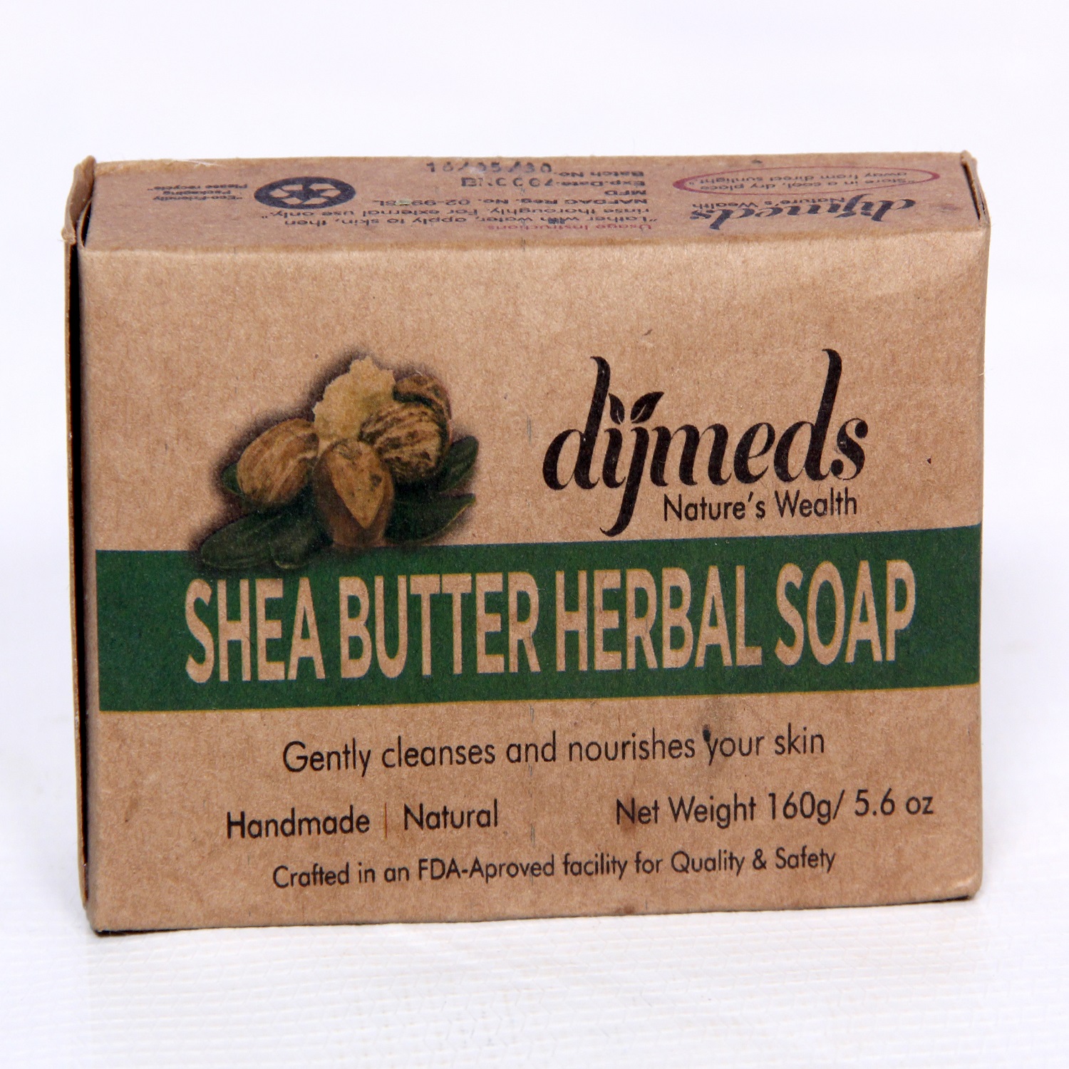 Dijmeds Shea Butter Herbal Soap – Premium 160g