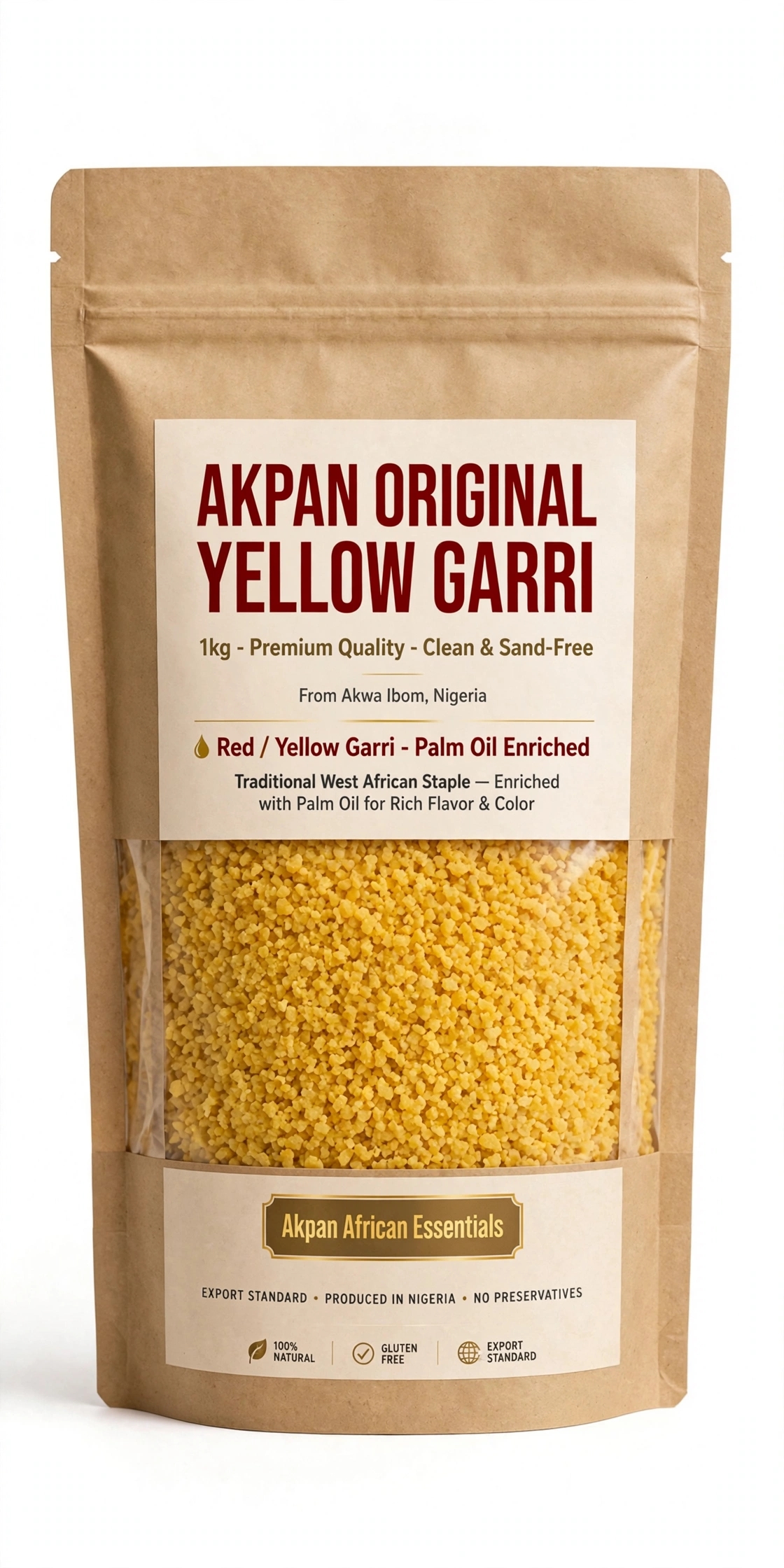 Ijebu Garri 1kg - Sand Free