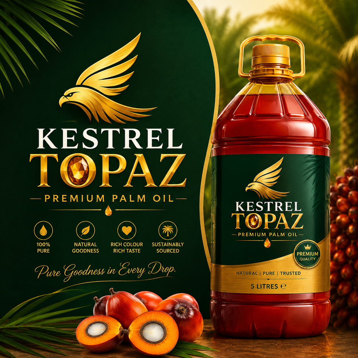 Kestrel Topaz logo