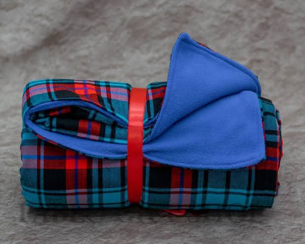 Heavy Duty Maasai Shuka with heavy Fleece | Winter & Summer Blanket | Womenβs Gift | Cozy Throw