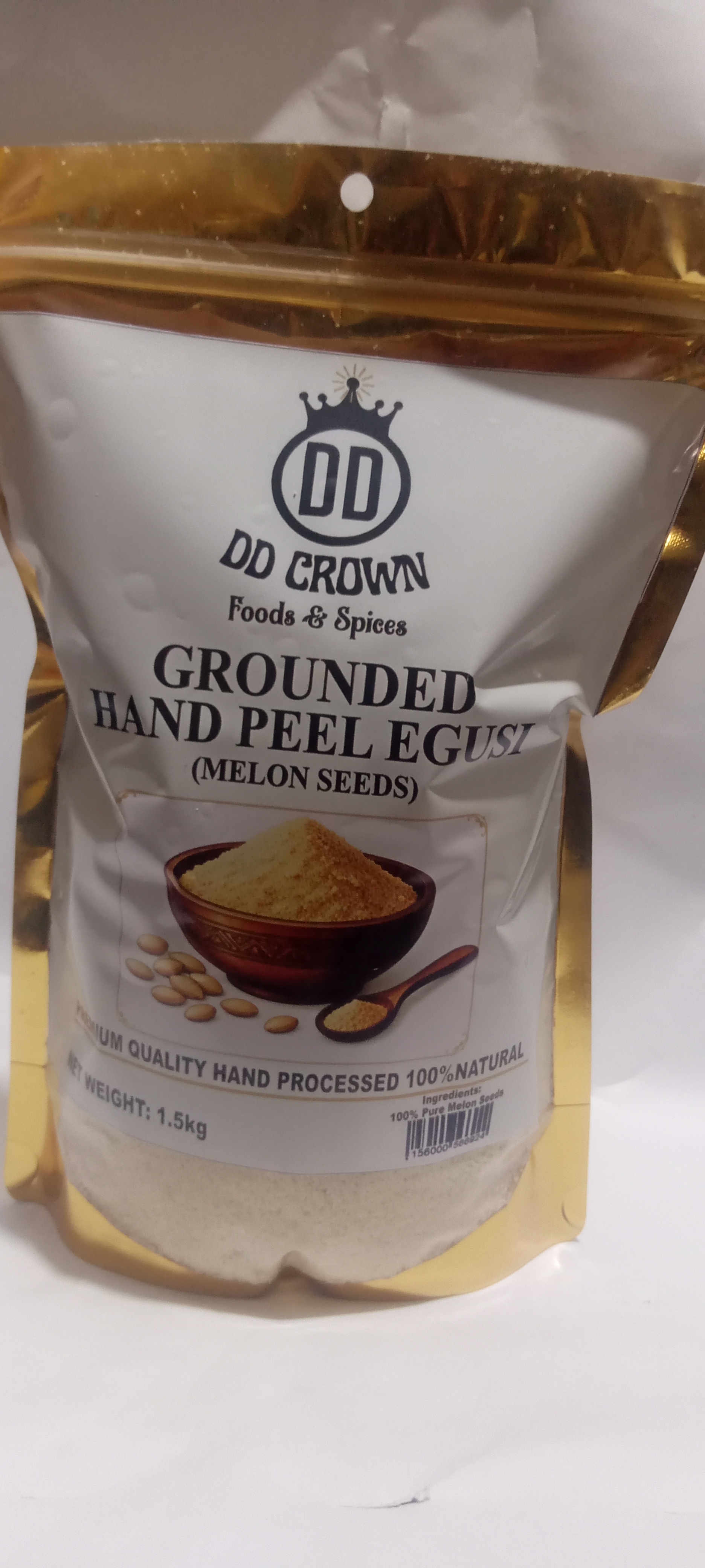 Egusi hand peel - grounded (melon seeds)