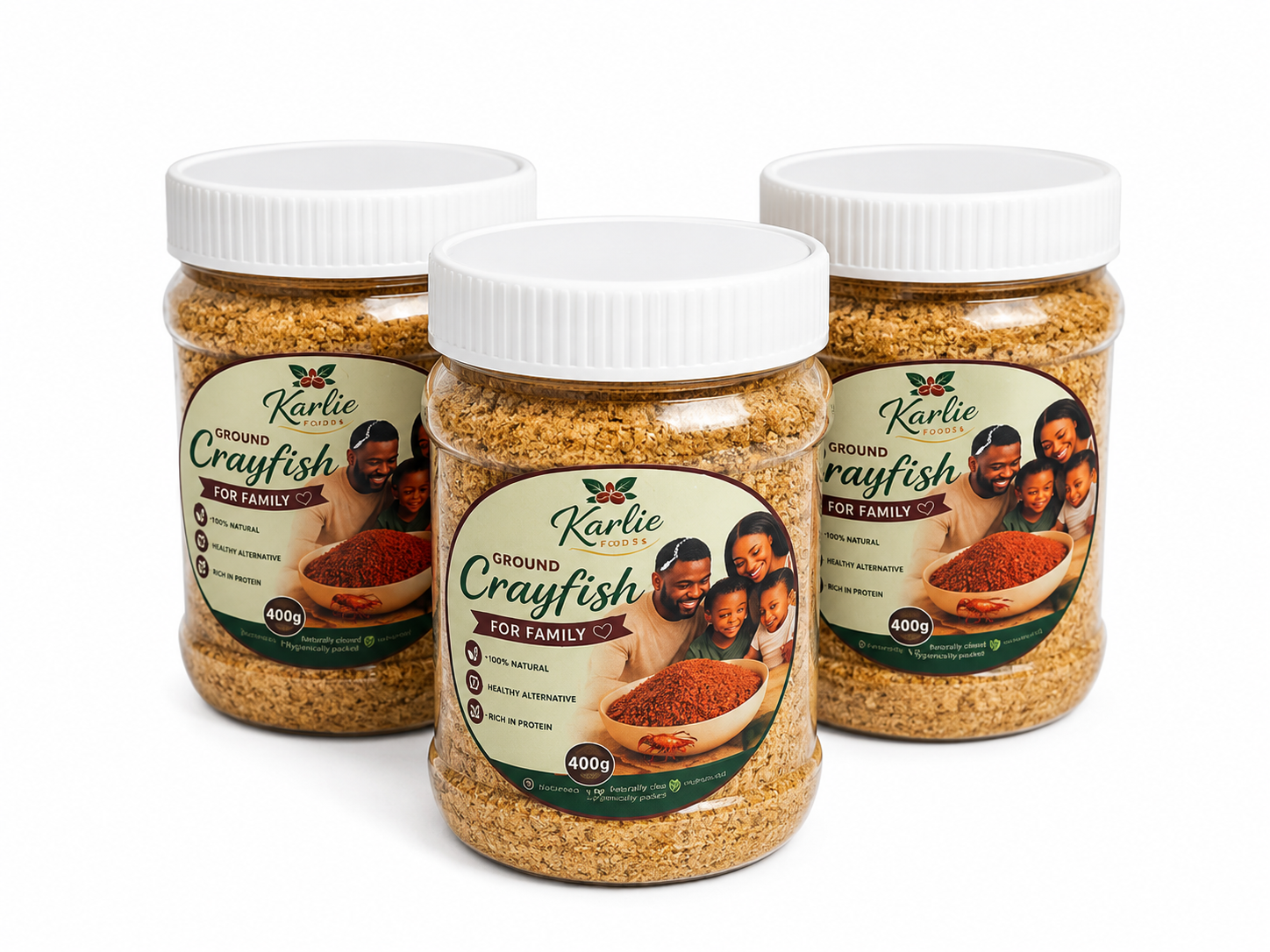 Premium Ground Crayfish – (12 × 400g packs)