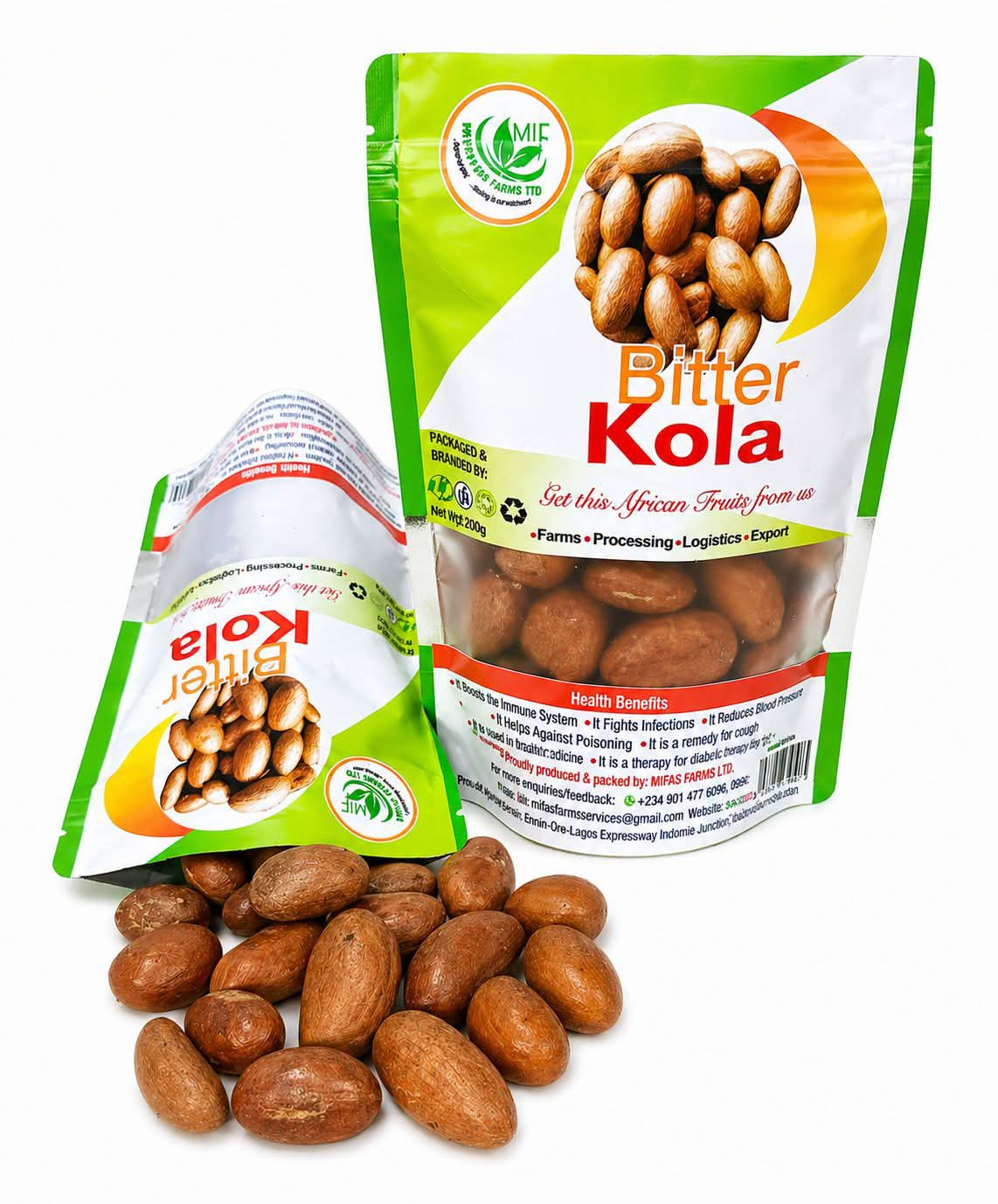 Rollyfoods Bitter Kola - 1kg
