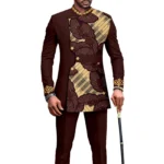 New Casual Fashion African Men Suit Slim Line Sudaderas Para Hombres Men Clothing Conjuntos De Pantalones 남성의류 Clothes - Image 5