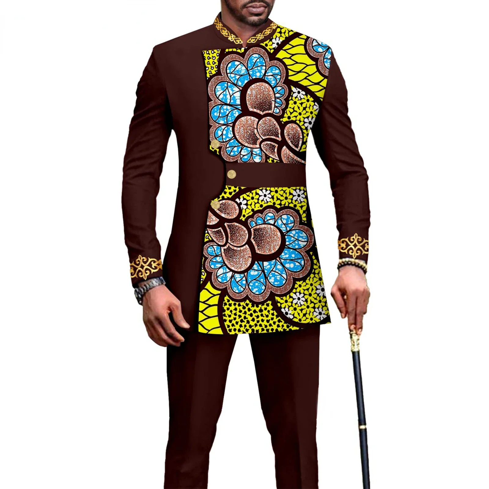 kf-S7343f2524d6f464181f4381d2e1c5dd7E-New-Casual-Fashion-African-Men-Suit-Slim-Line-Sudaderas-Para-Hombres-Men-Clothing-Conjuntos-De-Pantalones New Casual Fashion African Men Suit Slim Line Sudaderas Para Hombres Men Clothing Conjuntos De Pantalones 남성의류 Clothes - Image 6
