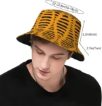 African Style Bucket Hats for Women Men Packable Sun Cap Fashion Fisherman Hat Summer Beach Hat Travel Caps - Image 3