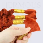 No Weft Human Hair Bulk Extension Deep Curly Virgin Human Hair Bulk Hair Weaving For African Women Braiding 16-28 inches Braids - Image 4