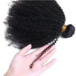 Afro Kinky Curly Human Hair Bundles Brazlian Tissage Humain Hair Natural Fluffy American African Weaving Cheveux Humain On Bulk - Image 4