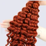 No Weft Human Hair Bulk Extension Deep Curly Virgin Human Hair Bulk Hair Weaving For African Women Braiding 16-28 inches Braids - Image 5