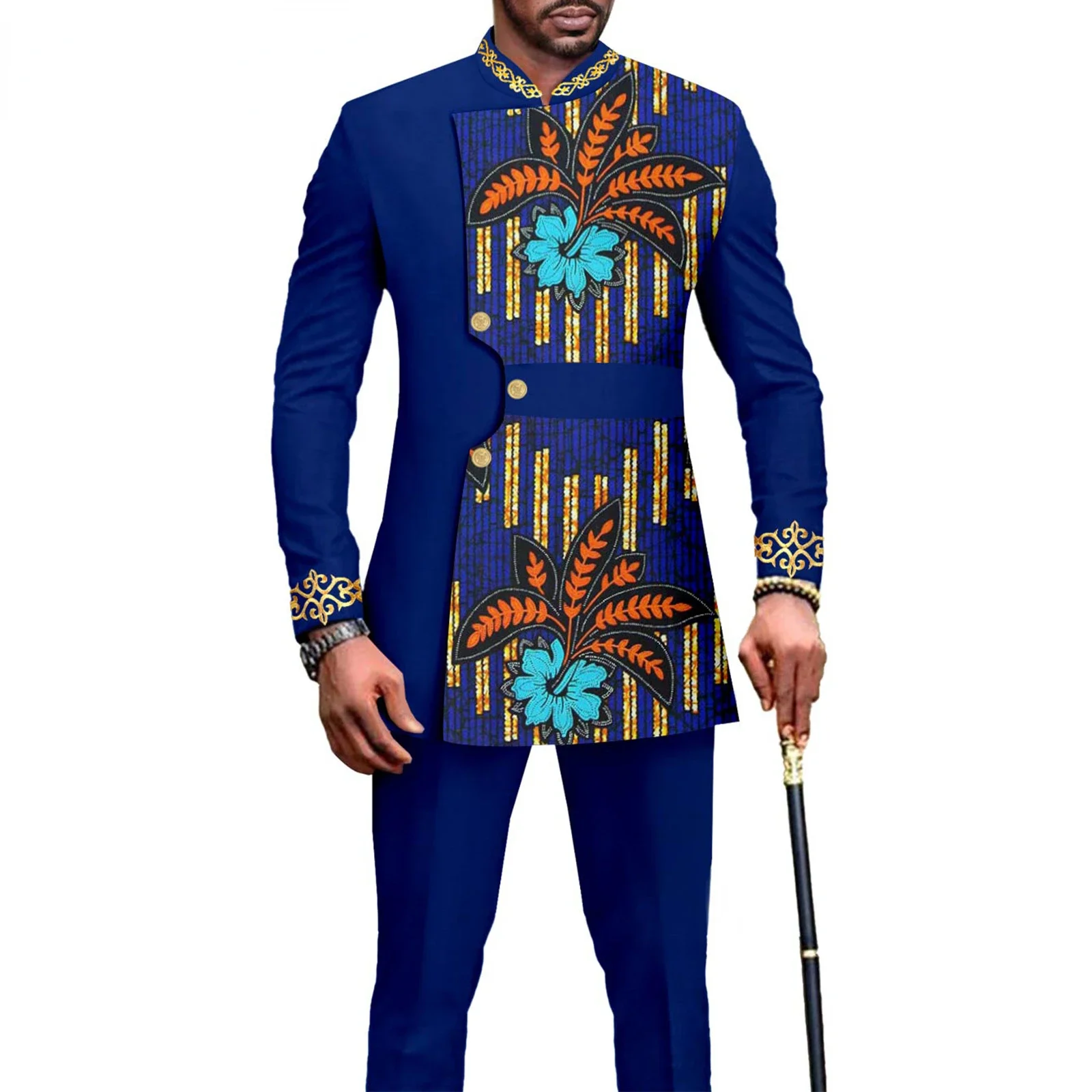 kf-Sf36eee357262489db3cfadcdd3b6c7af8-New-Casual-Fashion-African-Men-Suit-Slim-Line-Sudaderas-Para-Hombres-Men-Clothing-Conjuntos-De-Pantalones New Casual Fashion African Men Suit Slim Line Sudaderas Para Hombres Men Clothing Conjuntos De Pantalones 남성의류 Clothes - Image 3