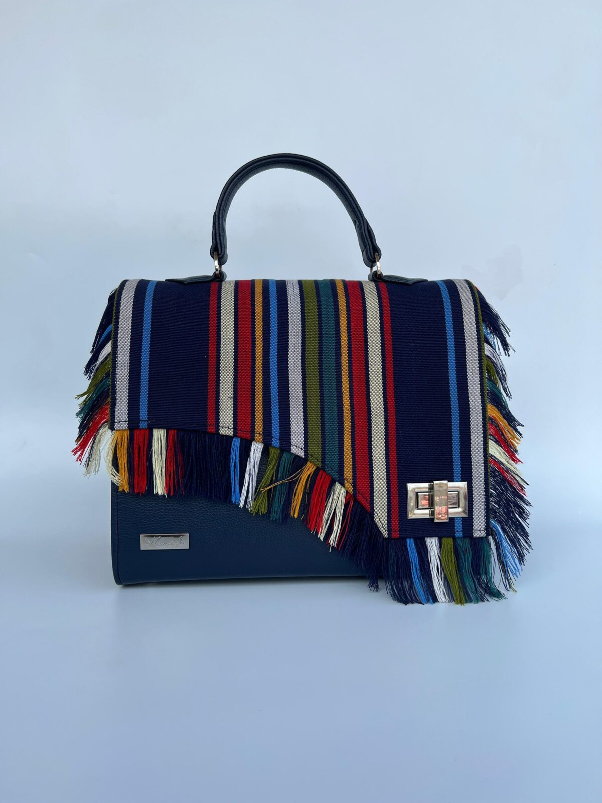 Olanma Asooke and Leather Handbag - Image 6