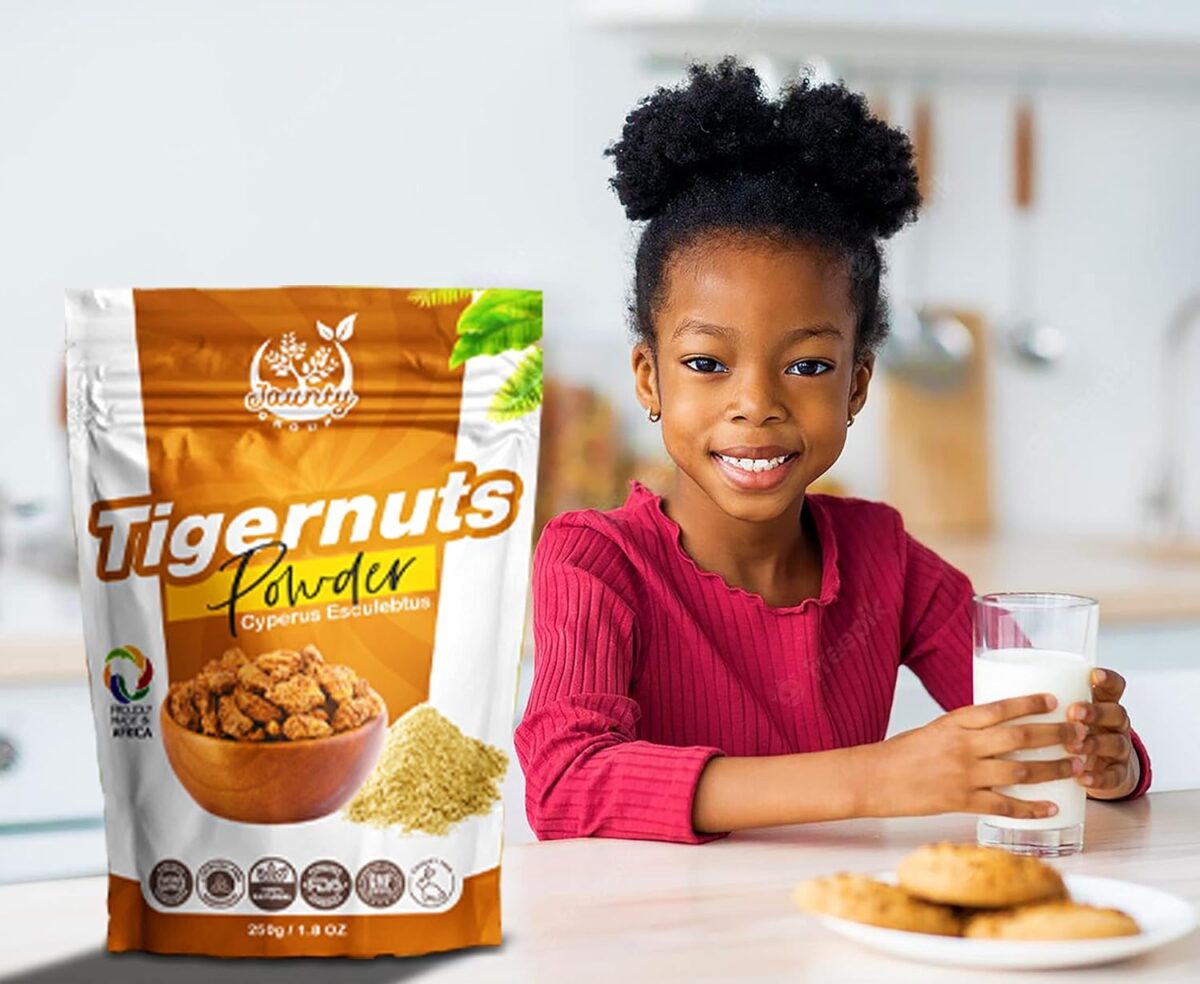 Jaunty Tiger Nut Flour 250g no GMO GLUTEN FREE | superfine great for Baking, Pancake, Muffin and General baking. - Image 3