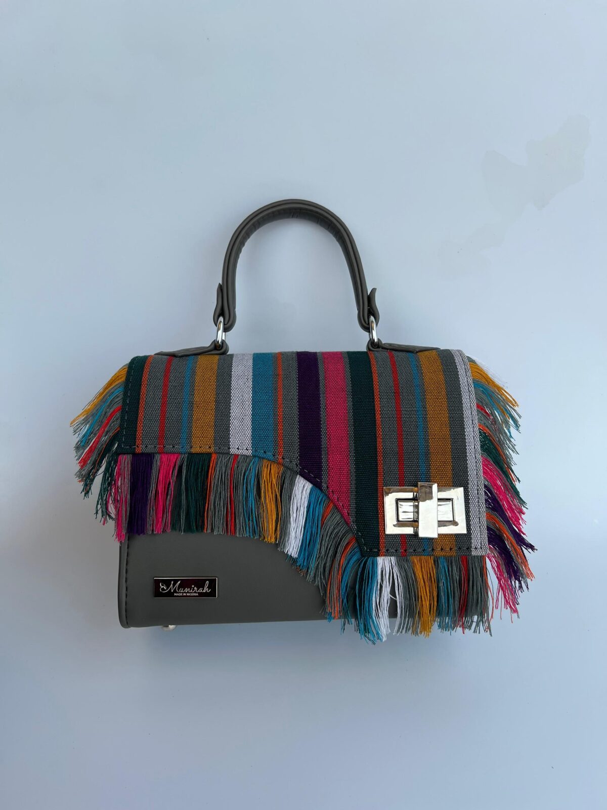 Olanma Asooke and Leather Handbag - Image 7