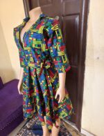 Aaliyah Ankara short gawn - Image 2