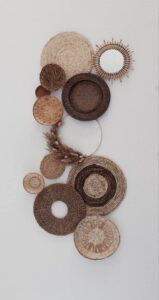 Jute Wall Decorator with Feathers