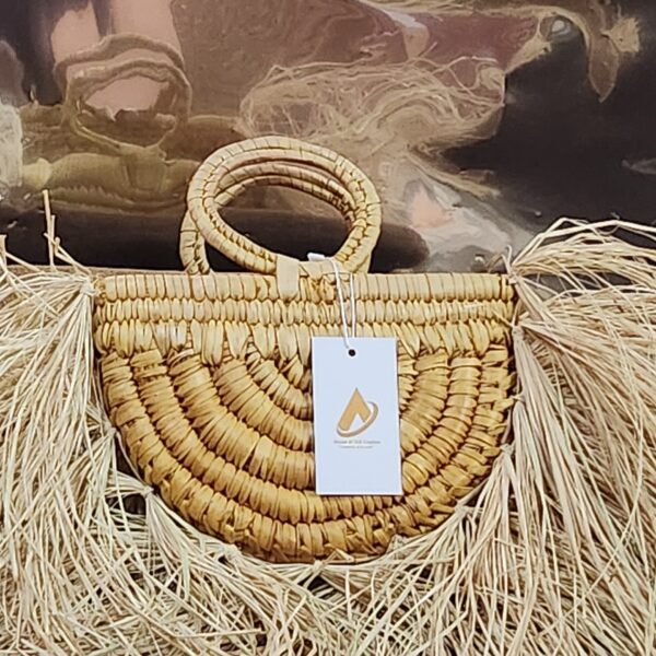 Luxe Raffia Bag