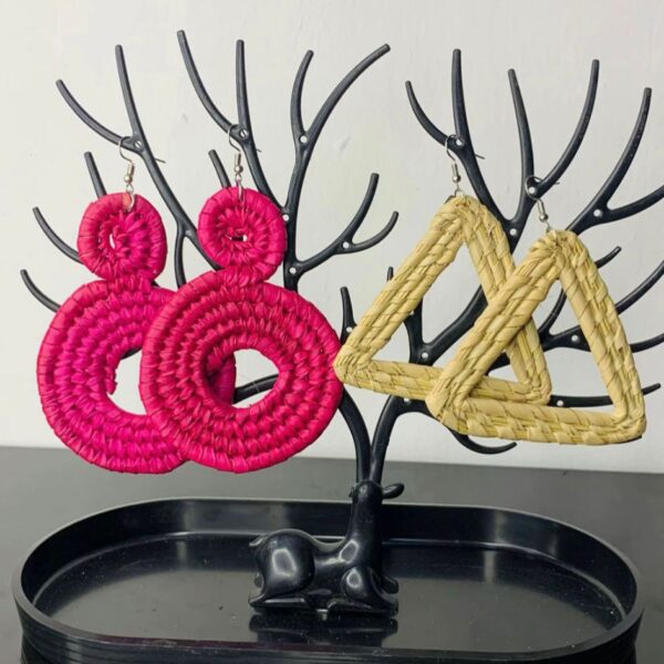 Luxe Raffia Earrings
