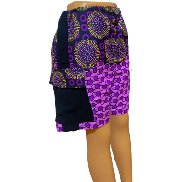 Ankara Combat short for women