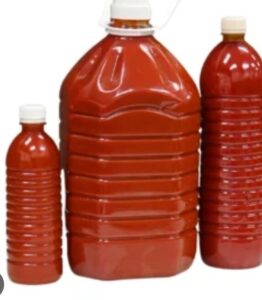 Odourless palm oil