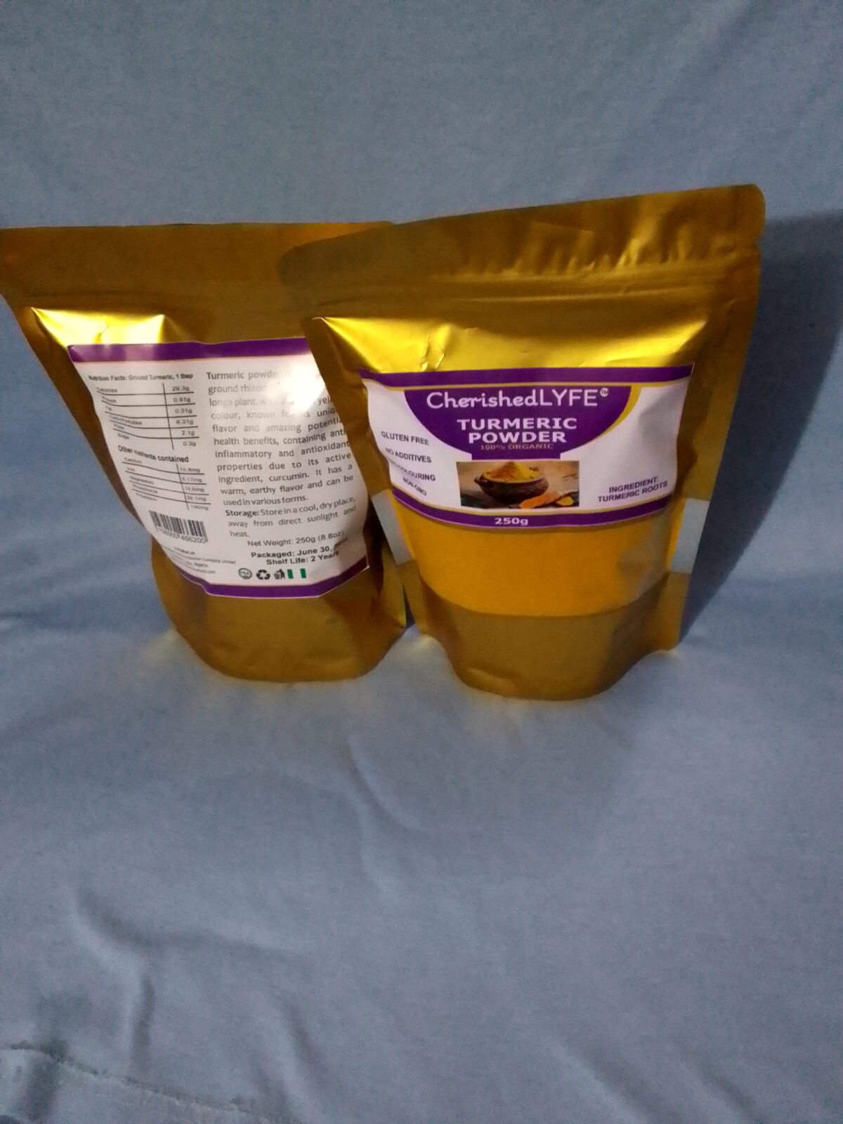 CherishedLYFE Turmeric Powder - 250g - Image 2