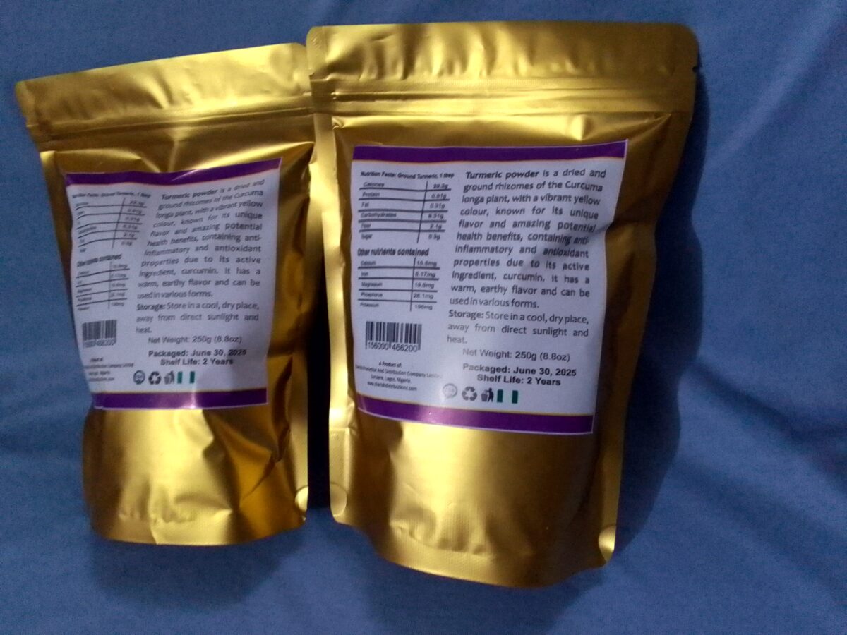 CherishedLYFE Turmeric Powder - 250g - Image 3