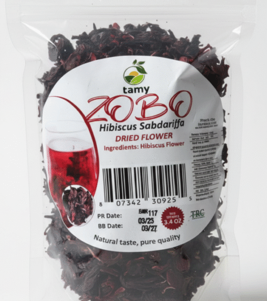 Tamy Whole Dried Hibiscus flower 5.3 oz/150g