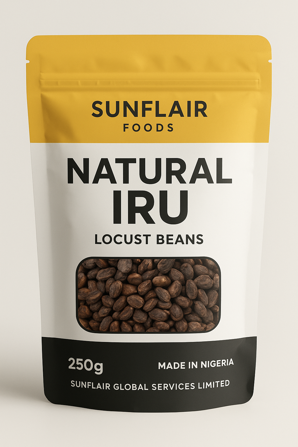 250g iru (locust beans)