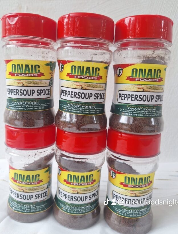 ONAIC FOODS PEPPERSOUPWHITE SOUP SPICE