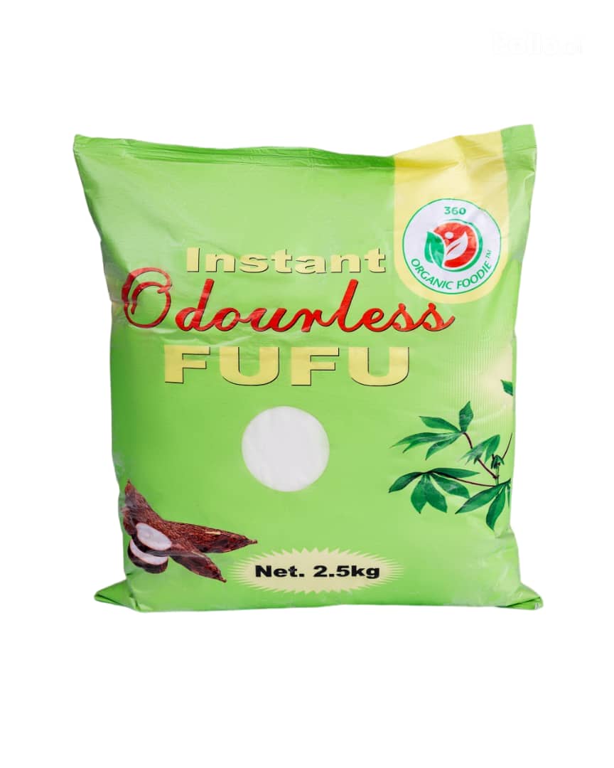 Instant Odourless Fufu - 2.5 Kg