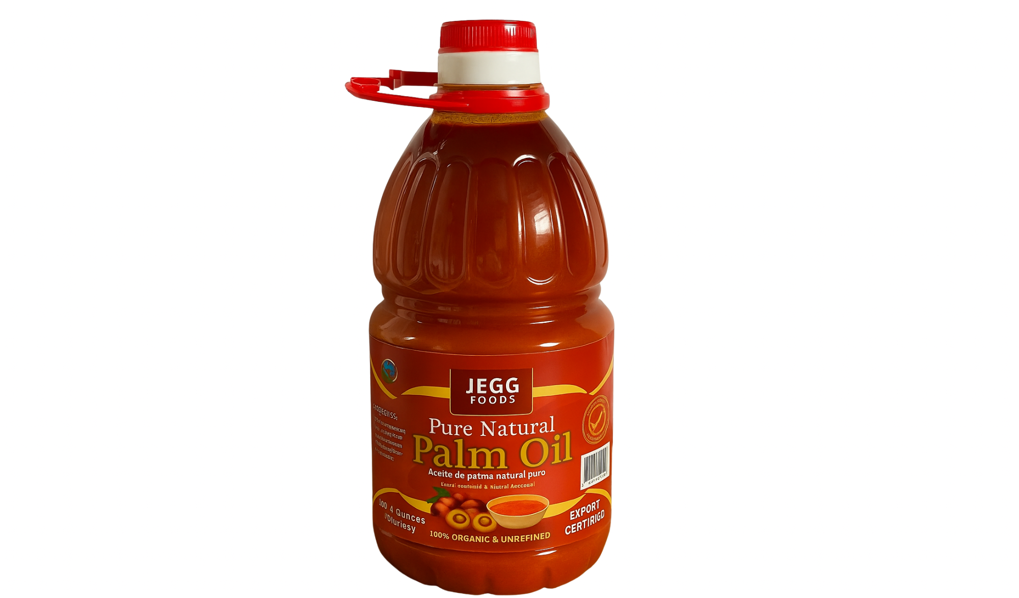 Untitled (11.5 x 2.5 in) (7.5 x 4.4 in) Red cooking Oil-Palm Oil - Image 1