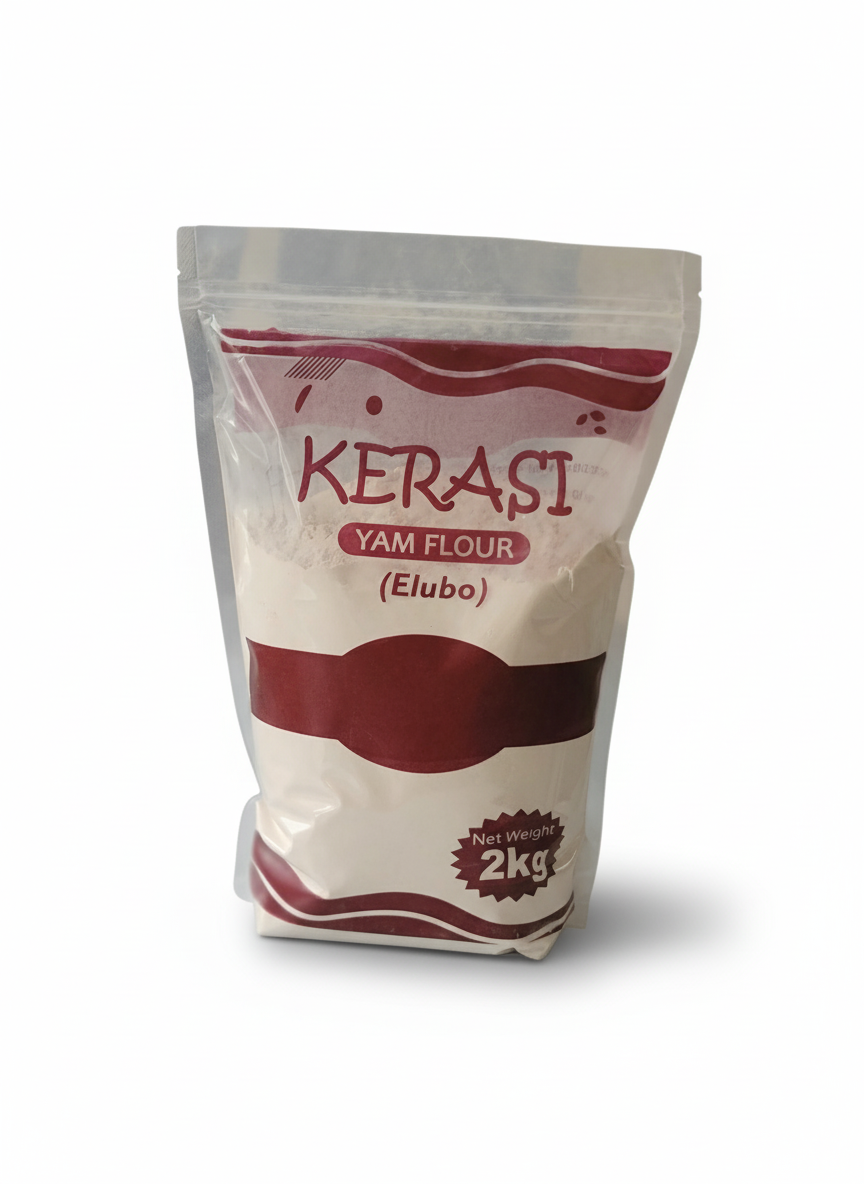 Kerasi Yam Flour (Elubo) - 2 Kg